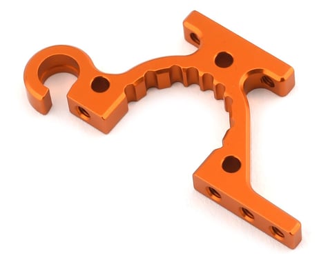 XRAY T4 2019 Aluminum Front Lower Adjustment Bulkhead (Orange)