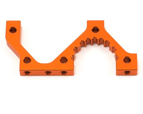 XRAY Aluminum Rear Lower Suspension Adjustment Bulkhead (Orange)