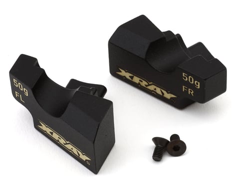 XRAY X4F 2025 Front Balancing Brass Weights (50g) (2)