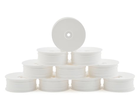 XRAY 12mm Hex "Aerodisk" 2WD Front Buggy Wheels (White) (10) (XB2)