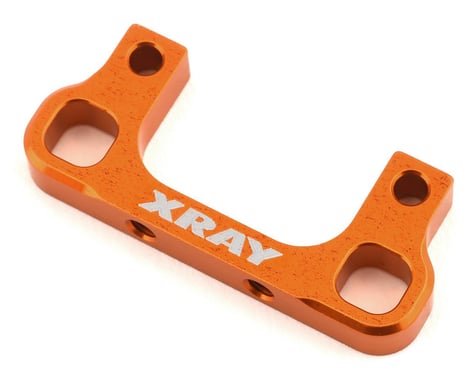 XRAY NT1.2 Aluminum Rear/Rear Lower 1-Piece Suspension Holder (Orange)