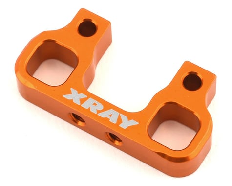 XRAY RX8.2 Aluminum Rear/Rear Lower Suspension Holder (Orange)