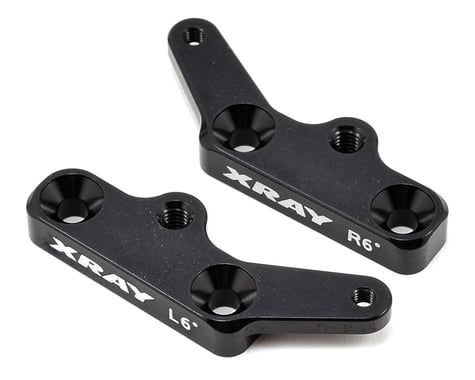 XRAY XB8 Aluminum Steering Kingpin Plate Set (6°)