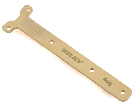 XRAY Rear Brass Chassis Brace Weight (40g)