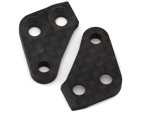 XRAY XB4/XT4 Graphite Steering Block Extensions (1-Dot) (2)