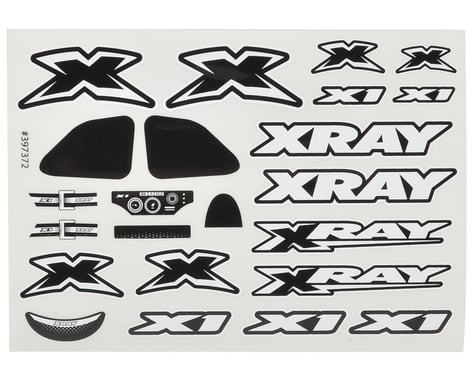 XRAY X1 Sticker Sheet (White)