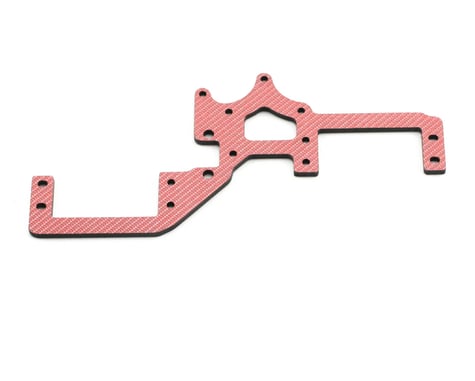 Xtreme Racing Team Losi 8ight Carbon Fiber Servo Tray Support (Fire Red)