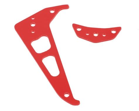 Xtreme Racing Heli Align T-Rex 250 G-10 Tail Fin Set (Red)