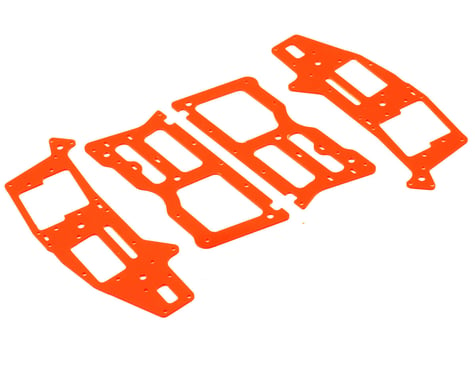 Xtreme Racing Heli Align T-Rex 250 High Visibility G-10 Frame Set (Orange) (4)