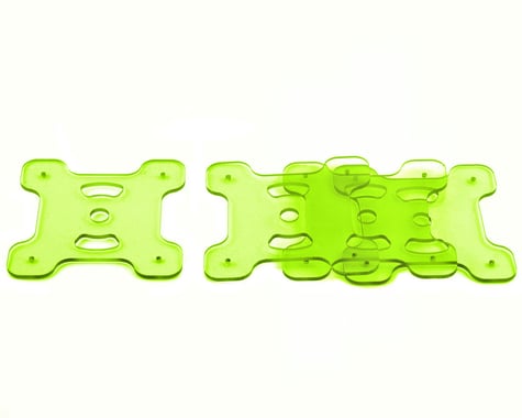 Xtreme Racing Lexan 1/8 Camber Blocks (Green) (4)