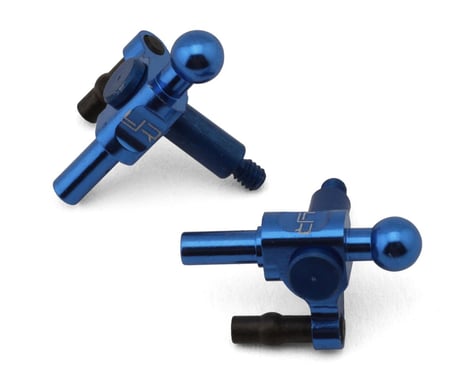 Yeah Racing Kyosho Mini-Z Aluminum Steering Knuckles (Blue) (2) (0 Camber)