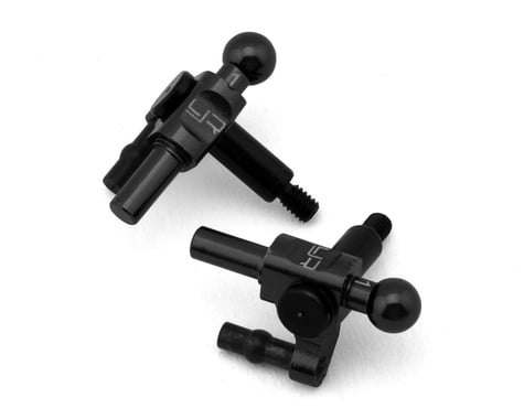 Yeah Racing Kyosho Mini-Z Aluminum Steering Knuckles (Black) (2) (+1 Camber)