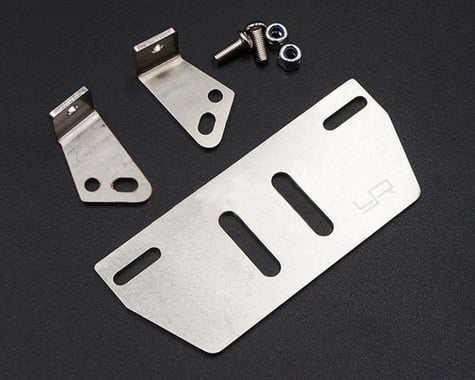 Yeah Racing Stainless Steel Front & Rear Skid Plate for Traxxas TRX-4
