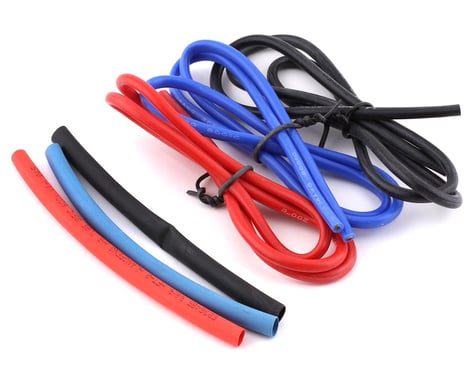 Yeah Racing Silicone Wire Set (Red, Black & Blue) (3) (1.9') (14AWG)