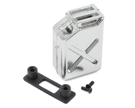 Yeah Racing 1/10 Crawler Scale "Jerry Can" Accessory (Fuel Can) (Chrome)