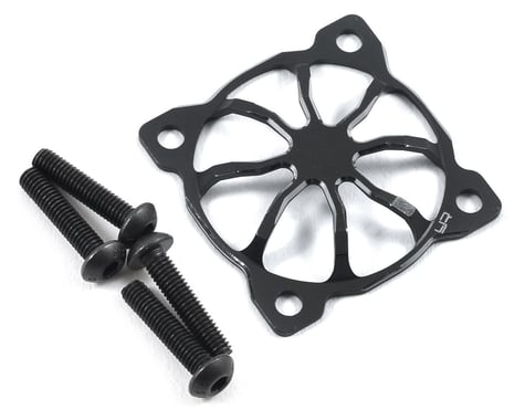 Yeah Racing 30x30mm "3D Spider" Aluminum Fan Protector (Black)