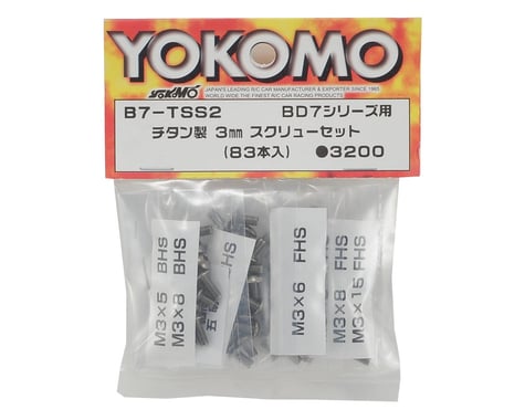 Yokomo BD7 Titanium Screw Set (83)