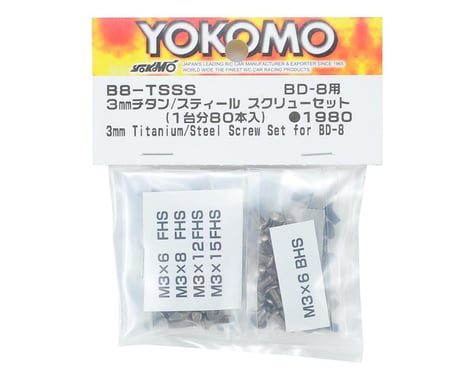 Yokomo BD8 Titanium/Steel Screw Set