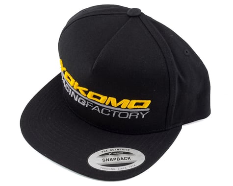 Yokomo Racing Factory Flat Bill Snap Back Hat (Black)