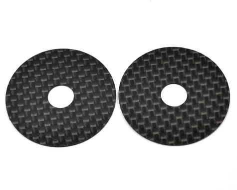 Yokomo Carbon Fiber Front Wheel Disk Plate Set (2)
