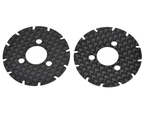 Yokomo Carbon Fiber Rear Wheel Disk Plate Set (2)