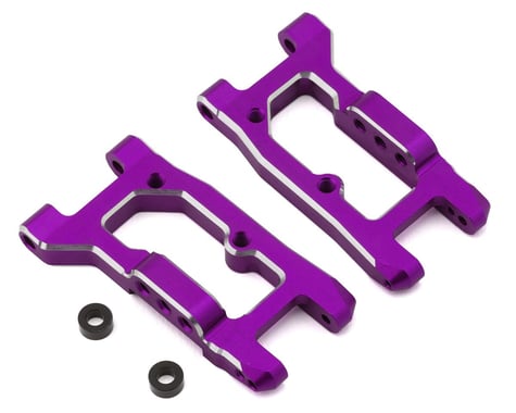 Yokomo RD2.0/SD2.0 Aluminum Short Rear Weight H Suspension Arms (Purple) (2)