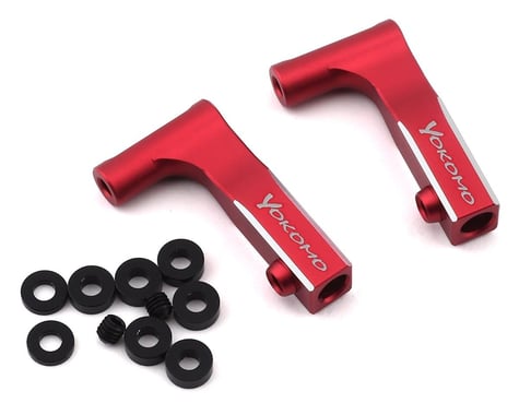 Yokomo YD-2 Aluminum Front Upper L Arm Kit (Red)