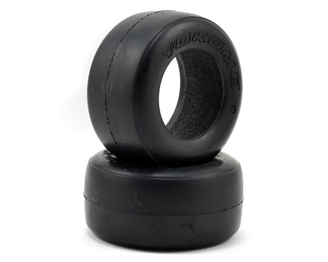 Yokomo Front Belted Slick Tire Set (Medium) (2)