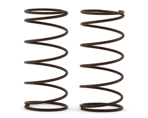 Yokomo Front 13mm Shock Springs (Pink/6.5T) (2)