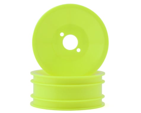 Yokomo 807C Super Dog Fighter 2.2 Front Wheels (Fluorescent Yellow) (2)