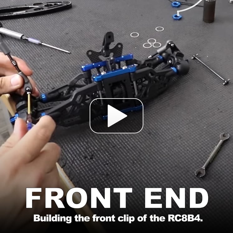 Spencer Rivkin shows the proper technique for building a RC8B4 front end.