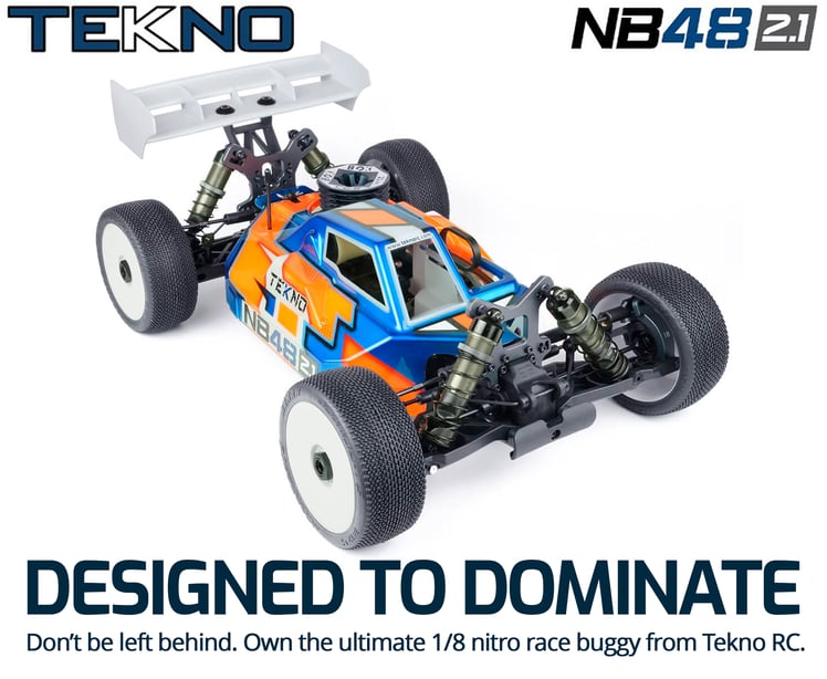 Tekno RC NB48 2.1 Eighth Scale Off-Road Nitro Buggy