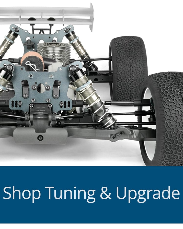 Everything you need to tune and customize your NT48 2.0 1/8 scale kit.