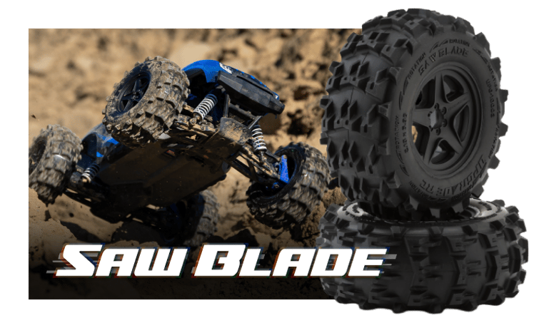 UpGrade RC Saw Blade Tires