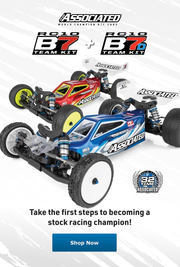 Team Associated RC10 B7 & B7D - Take the first steps to becoming a stock racing champion! - Shop Now