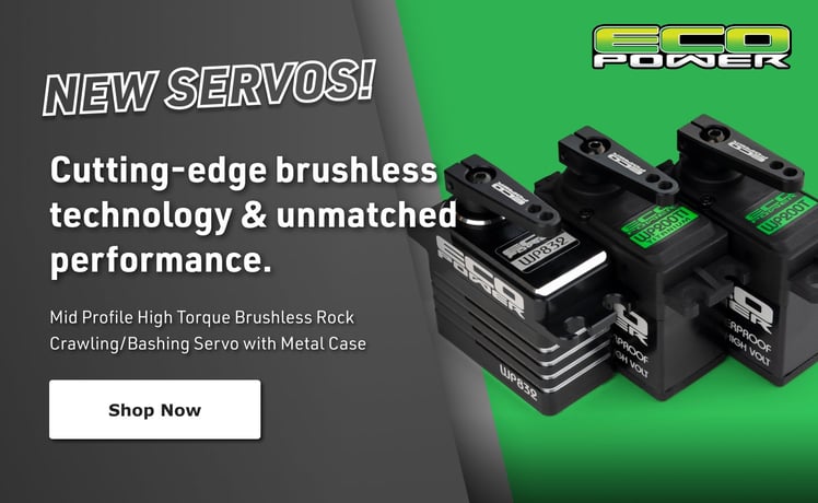 New EcoPower Servos - Cutting-edge brushless technology & unmatched performance. - Shop Now