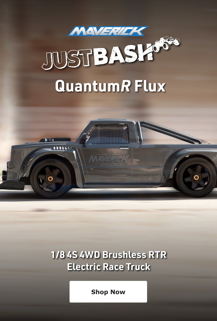 Just Bash - Quantum R Flux 1/8 4S 4WD Brushless RTR Electric Race Truck. - Shop Now