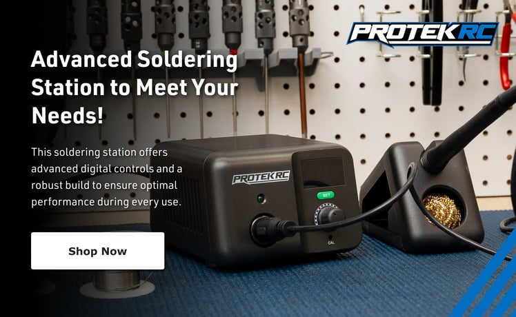 ProTek RC - Advanced Soldering Station to Meet Your Needs! This soldering station offers advanced digital controls and a robust build to ensure optimal performance during everyuse. - Shop Now