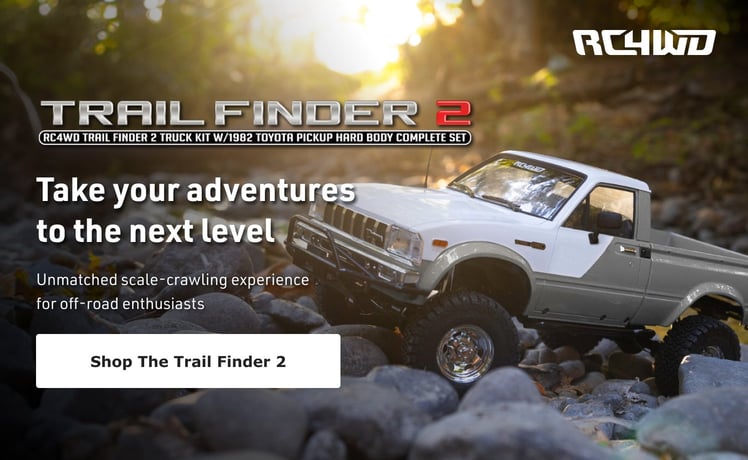 RC4WD Trail Finder 2 - Take your adventure to the next level. Unmatched scale-craweling experience for off-road enthusiasts. - Shop the Trail Finder 2