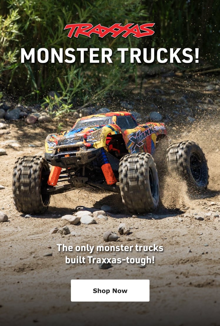 Traxxas Monster Trucks! The only monster trucks built Traxxas-tough! - Shop Now