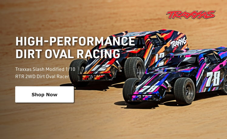 Traxxas - High Performance Dirt Oval Racing - Traxxas Slash Modified 1/10 RTR 2WD Dirt Oval Racer- Shop Now