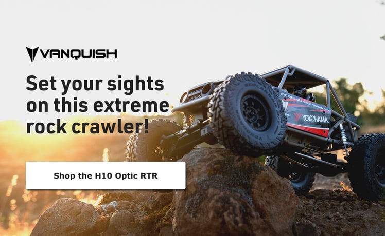 Vanquish - Set your sights on the extreme rock crawler! - Shop the H10 Optic RTR