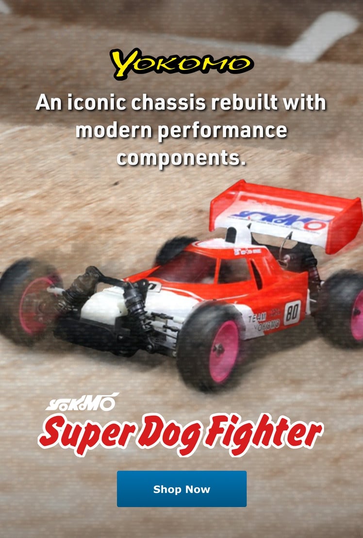 Yokomo Super Dog Fighter - An iconic chassis rebuilt with modern performance components. - Shop Now