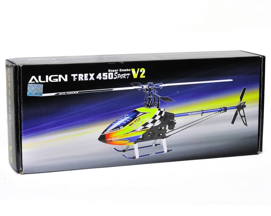 Align T-Rex 450 Sport V2 Super Combo w/Motor/ESC/Gyro/Servos (Carbon Blades)