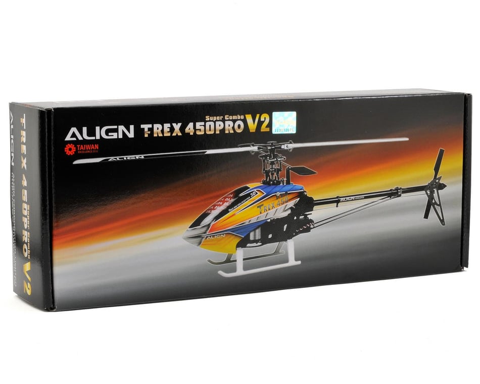 Align T-Rex 450 Pro V2 Super Combo w/Motor/ESC/Gyro/Servos (Carbon Blades)