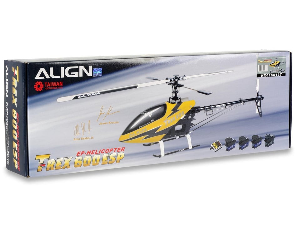 Helicóptero de controle remoto a gasolina - Align Trex 600N 