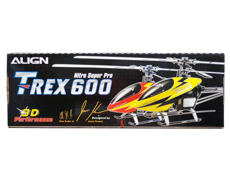 Align T-Rex 600 Nitro Super Pro Combo Kit (w/Engine, Blades, Blue Metal  Head) (Red)