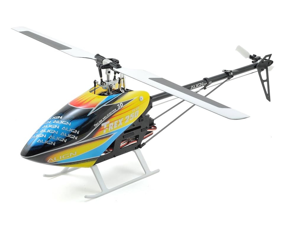 Align T-REX 250 Plus DFC Super Combo BTF Helicopter w/GPro  Gyro/ESC/Motor/Servos & CF Blade