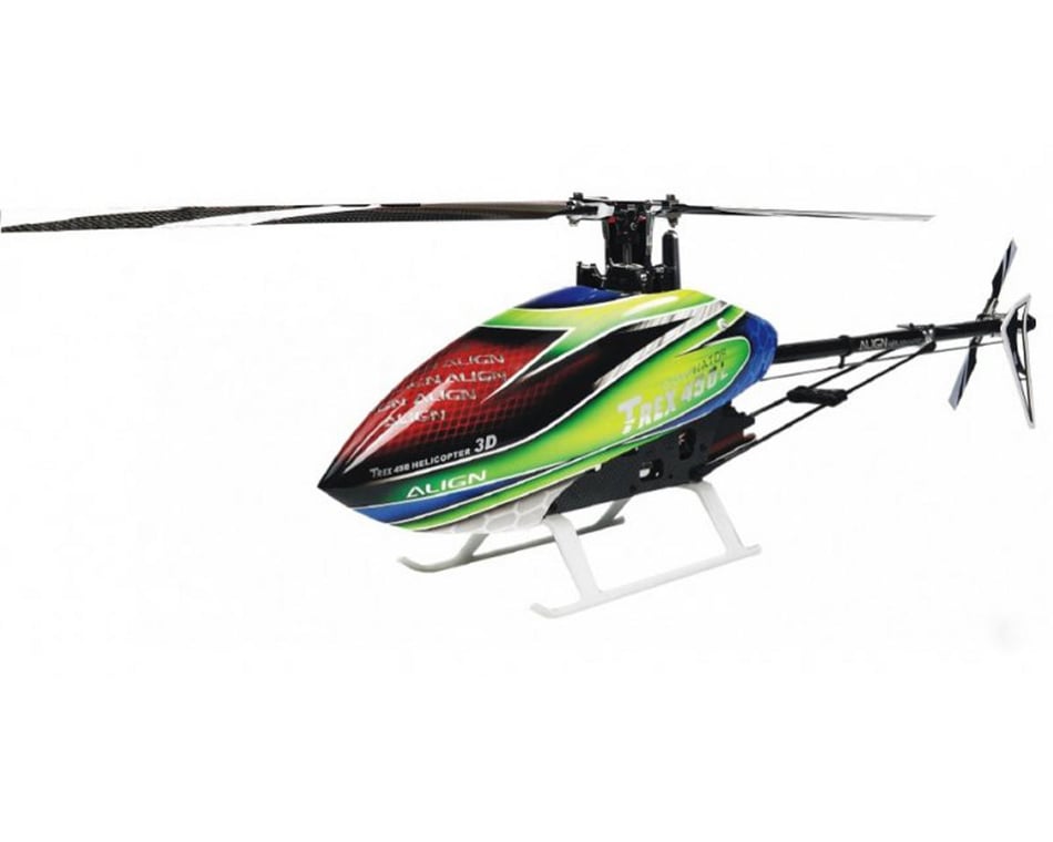 Align T-REX 450L Dominator 3S Super Combo Helicopter Kit w/3GX, ESC, Motor,  Servos & CF Blades