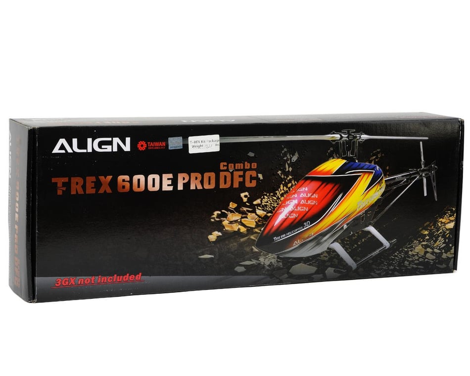 Align T-REX 600E PRO DFC Super Combo Helicopter Kit w/750MX, EDGE HV,  Servos, Carbon Blade